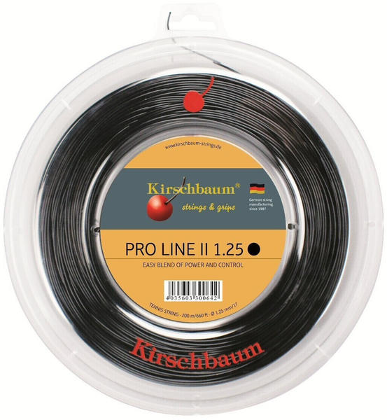 Kirschbaum Pro Line No. II - 200 m 1.20 mm schwarz