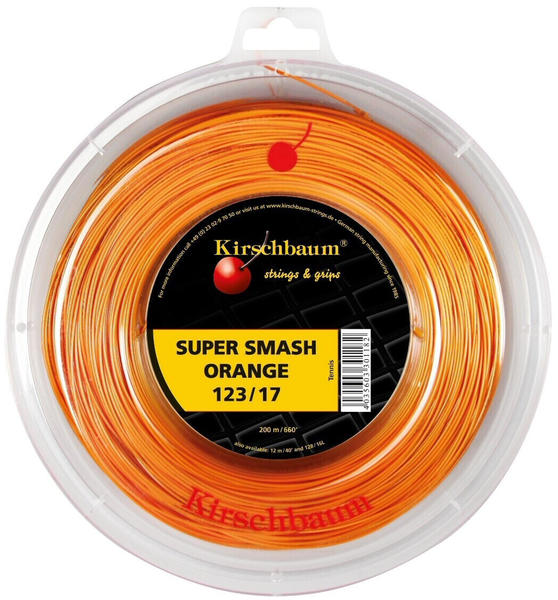 Kirschbaum Super Smash 200 m 1.23 mm orange