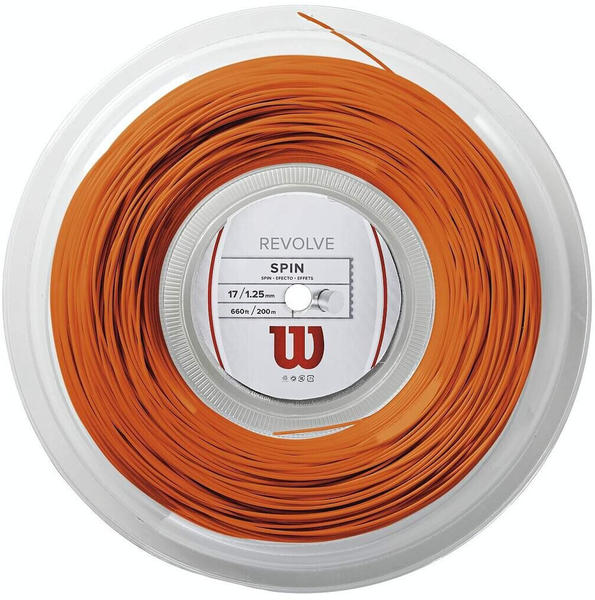 Wilson Revolve Spin 200 m 1.30 mm orange