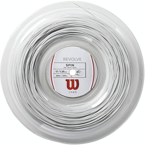 Wilson Revolve Spin 200 m 1.25 mm white