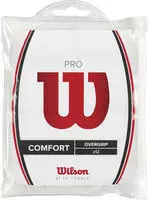 Wilson WRZ4016WH, Wilson Pro Overgrip 12er Pack-Wei&szlig;