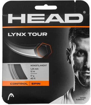Head Unisex-Erwachsene Lynx Tour Tennis-Saite, grau, 16