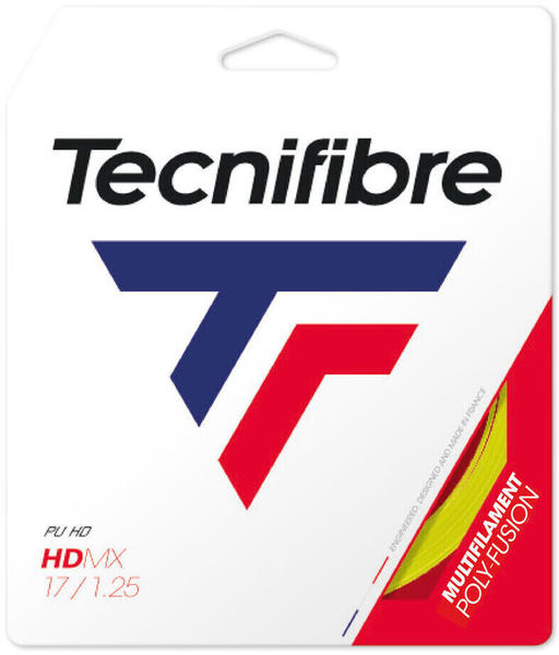 Tecnifibre HDMX 12m Saitenset-Gelb Tennissaite, 1.30