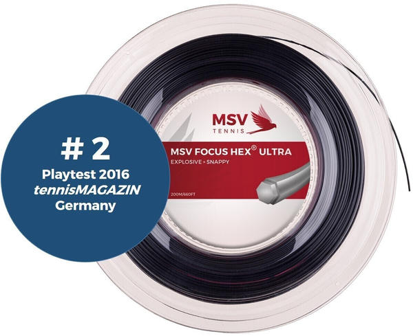 MSV France Focus - HEX ULTRA ( 200m Rolle ) schwarz 1,15 mm