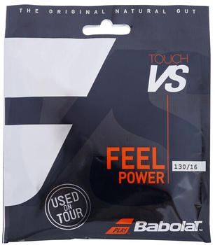 Babolat Tennissaite - Saiten-Set - Touch VS - Feel Power 125/17 - Naturdarm - 12m (Set) < 1.25 mm