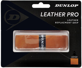 Dunlop Unisex-Adult 613253 Leather Pro Replacement Tennis Grip 1 Stück, Braun, One Size