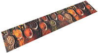 vidaXL K&uuml;chenteppich Waschbar L&ouml;ffel & Gew&uuml;rze 60x300 cm Samt