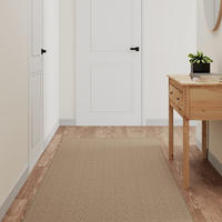 vidaXL Teppichl&auml;ufer Sisal-Optik Sandfarben 80x300 cm