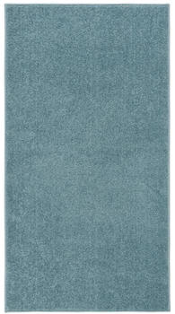vidaXL Teppich Kurzflor 80x150 cm Blau (340345)