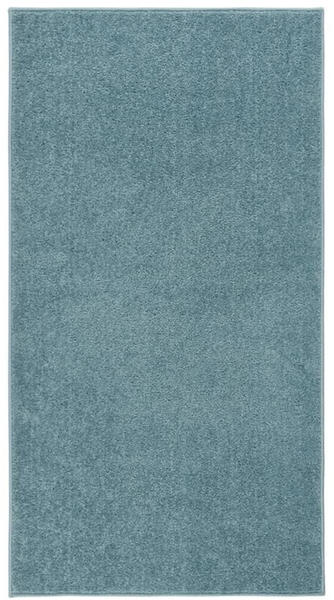 vidaXL Teppich Kurzflor 80x150 cm Blau (340345)
