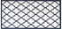 vidaXL Outdoor-Teppich Marineblau Weiß 80x150 cm (364800)