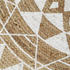 vidaXL Teppich Handgefertigt Jute mit weißem Aufdruck 120 cm (133696)