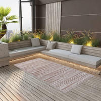 vidaXL Outdoor-Teppich ARAKIL Braun 120x180 cm PP