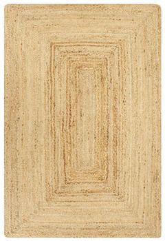 vidaXL Teppich Handgefertigt Jute Natur 160x230 cm (133730)