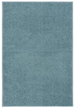 vidaXL Teppich Kurzflor 160x230 cm Blau (340349)
