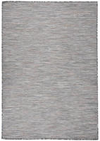 Outdoor-teppich Flachgewebe 160x230 Cm Braun Und Blau Vidaxl
