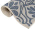 vidaXL Outdoor-Teppich Flachgewebe 100x200 cm Blaues Muster (340829)