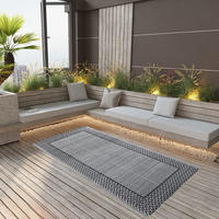 vidaXL Outdoor-Teppich ARAKIL Grau 160x230 cm PP
