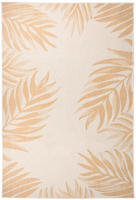 vidaXL Outdoor-Teppich Flachgewebe 160x230 cm Blattmuster