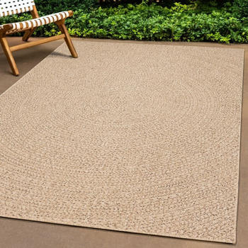 vidaXL Teppich 80x150 cm Jute-Optik Innen/Außen (364838)