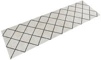 vidaXL K&uuml;chenteppich Waschbar Quadrat 60x180 cm Samt