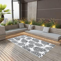 vidaXL Outdoor-Teppich ARAKIL Wei&szlig; und Schwarz 160x230 cm PP