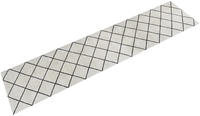 vidaXL K&uuml;chenteppich Waschbar Quadrat 60x300 cm Samt
