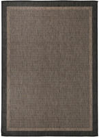 vidaXL Outdoor-Teppich Flachgewebe 120x170 cm Dunkelbraun