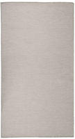 vidaXL Outdoor-Teppich Flachgewebe 80x150 cm Hellgrau