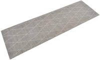 vidaXL K&uuml;chenteppich Waschbar Raute 60x180 cm Samt