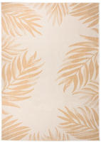 Outdoor-teppich Flachgewebe 140x200 Cm Blattmuster Vidaxl
