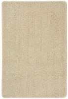vidaXL Shaggy-Teppich Creme 140x200 cm Rutschfest