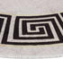 vidaXL Teppich Waschbar Hellbeige φ120 cm Rutschfest (337951)
