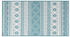 vidaXL Outdoor-Teppich Aquablau/Weiß 80x150 cm (364791)