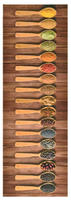 vidaXL K&uuml;chenbodenmatte Waschbar L&ouml;ffel 45x150 cm