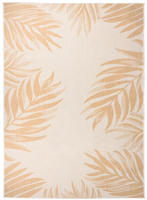 vidaXL Outdoor-Teppich Flachgewebe 200x280 cm Blattmuster