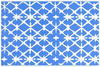 vidaXL Outdoor-Teppich Blau/Weiß 120x180 cm PP (310445)