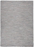 vidaXL Outdoor-Teppich Flachgewebe 200x280 cm Braun und Blau