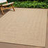 vidaXL Teppich 160x230 cm Jute-Optik Innen/Außen (364833)