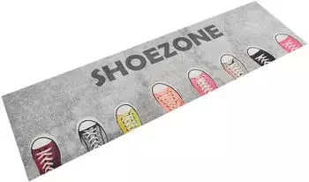vidaXL K&uuml;chenteppich Waschbar Shoezone 45x150 cm Samt (136561)