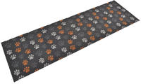 vidaXL K&uuml;chenteppich Waschbar Pfoten 60x180 cm Samt
