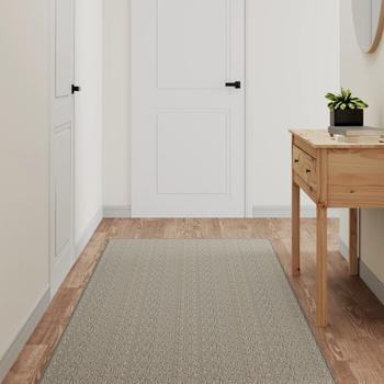 vidaXL Teppichläufer Sisal-Optik Taupe 80x250 cm (355771)