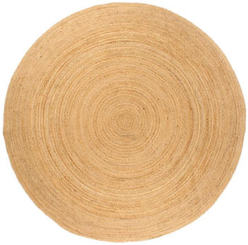vidaXL Teppich Jute Geflochten 240 cm Rund (343586)