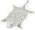 vidaXL Plüsch Leopardenfell Teppich 139 cm Weiß (80171)