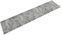 vidaXL K&uuml;chenteppich Waschbar Beton 60x300 cm Samt