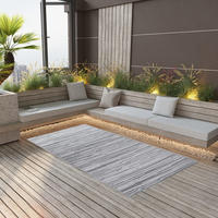 vidaXL Outdoor-Teppich ARAKIL Grau 190x290 cm PP