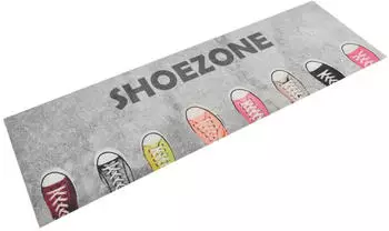 vidaXL K&uuml;chenteppich Waschbar Shoezone 60x180 cm Samt (136562)