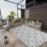 Outdoor-teppich Arakil Grau 140x200 Cm Pp Vidaxl