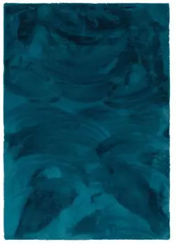 Pergamon. Luxus Super Soft Fellteppich Plush Petrol 120x170 cm