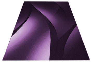 CarpetSale24 Wellen-Designteppich Ombre 80x150 cm Lila